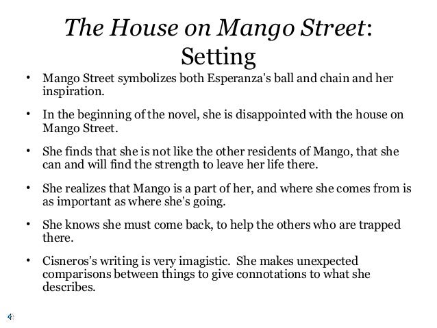 House on mango street essay topics