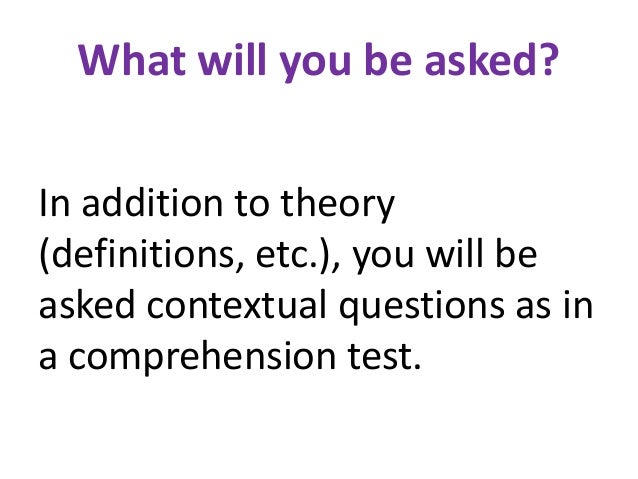 Practice Exam Information - The Commission for Case
