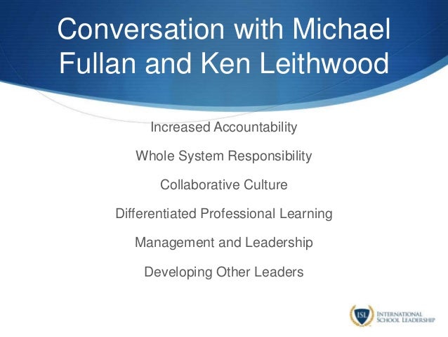 School leadership and management ppt