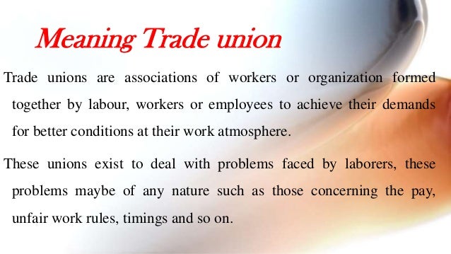 trade unions