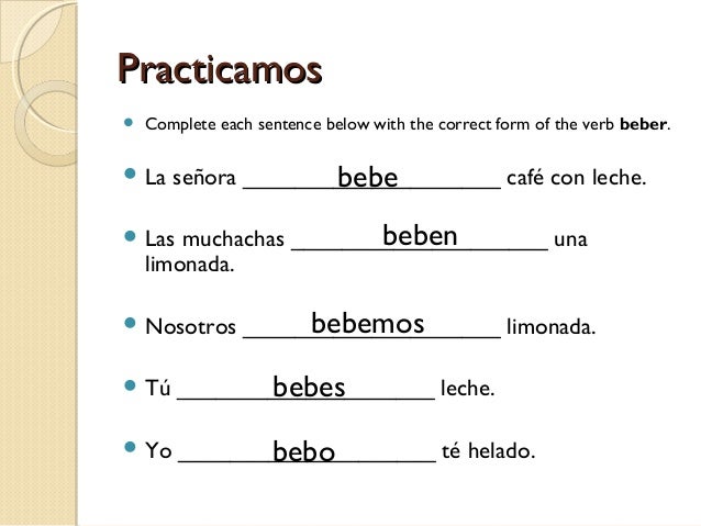 escribir conjugation