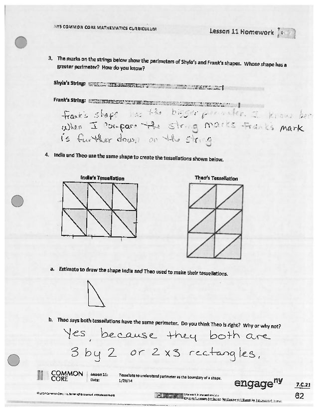 Common Core 5th Grade Lesson 7 module 7 answer key for homeworkgrade 5 ela 1 unit 2 lesson