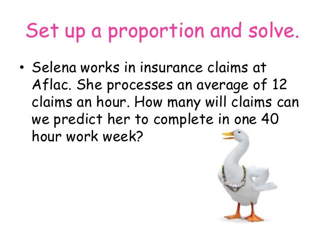 Problem Solving Proportions