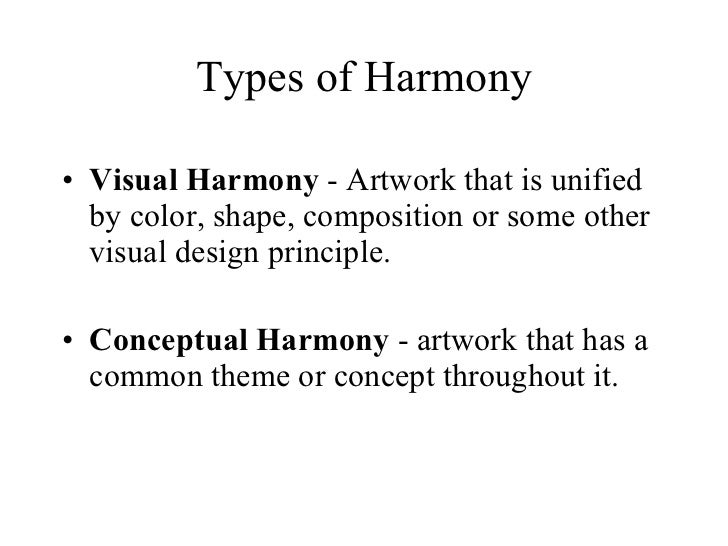 Principles Of Art Harmony : Principles of design