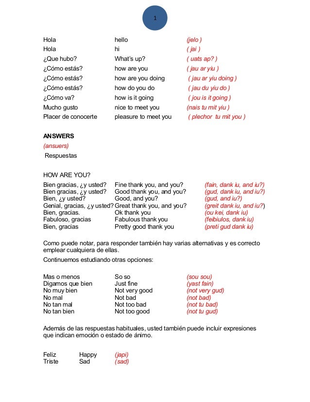 Modulo de ingles basic