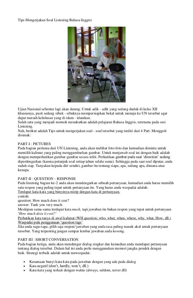 Modul un bahasa inggris