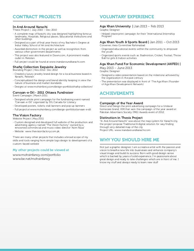 freelance design resumes
