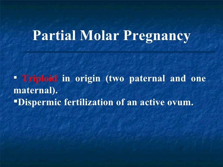 Molar pregnancy