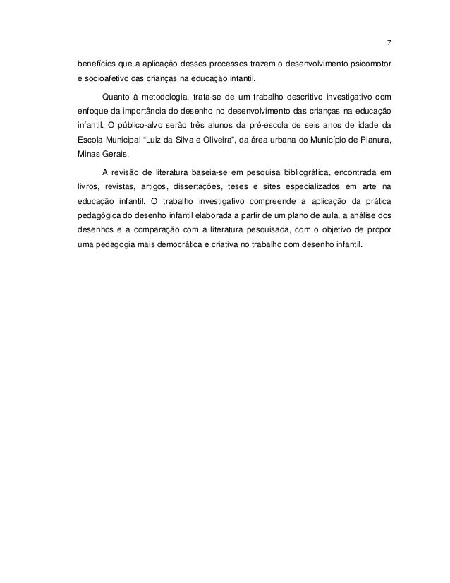 Monografia desenho