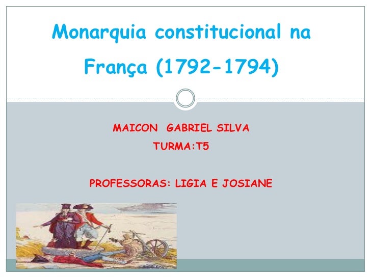 Monarquia constitucional frança (1792 1794)