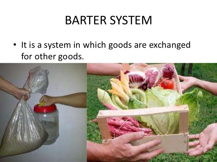 Barter trade system ppt