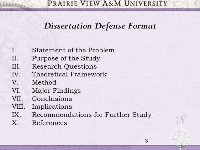 How to do a thesis defense