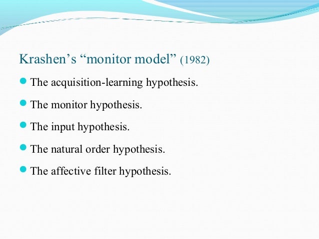 the concept behind krashens theory of comprehensible input states the concept behind krashens theory of comprehensible input states