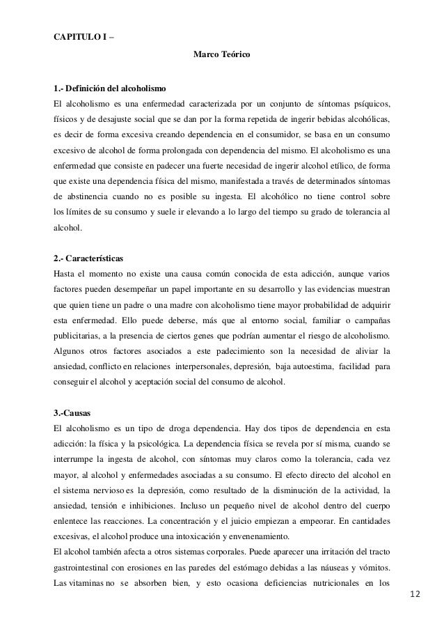 La codificación contra el alcohol