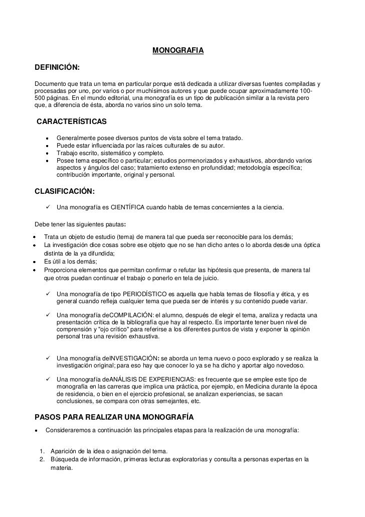 Tema de monografia