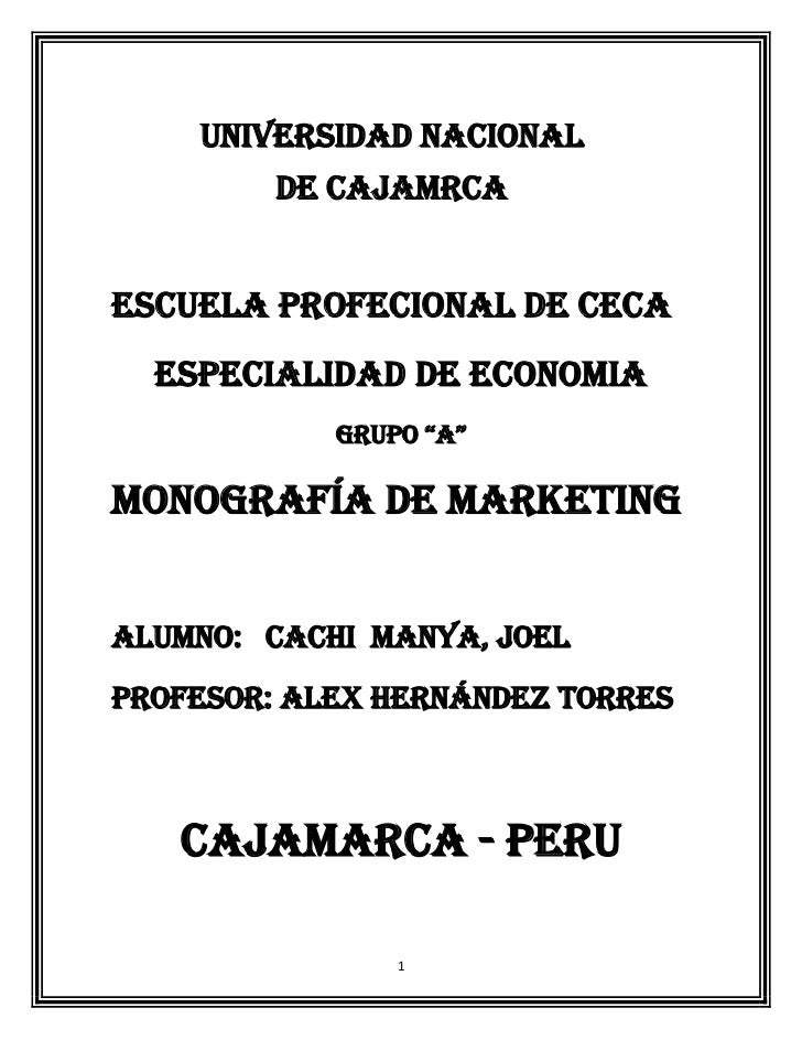 Monografia economia negocios