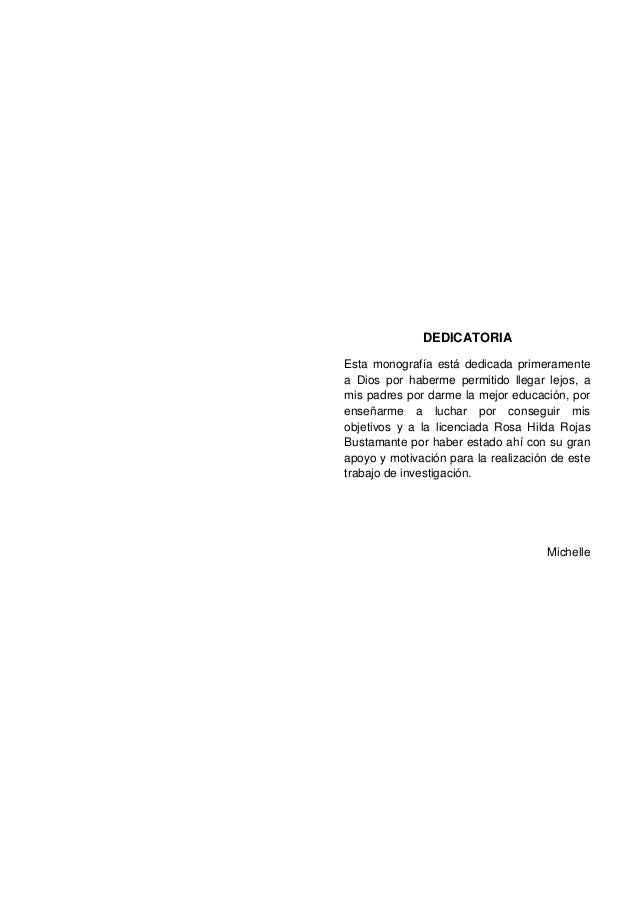 Agradecimiento para monografia