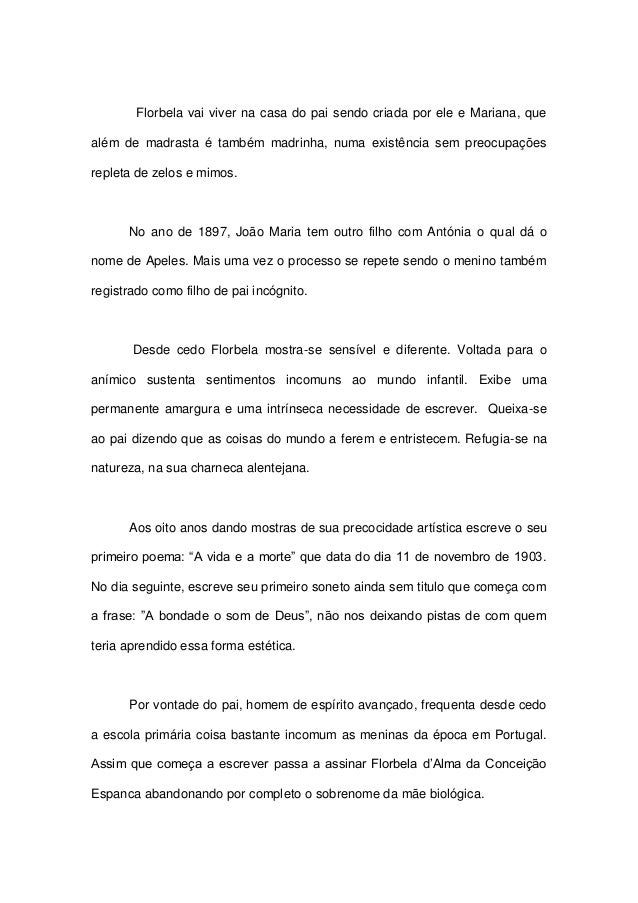 Florbela Espanca ter um pai Florbela Espanca ter um pai