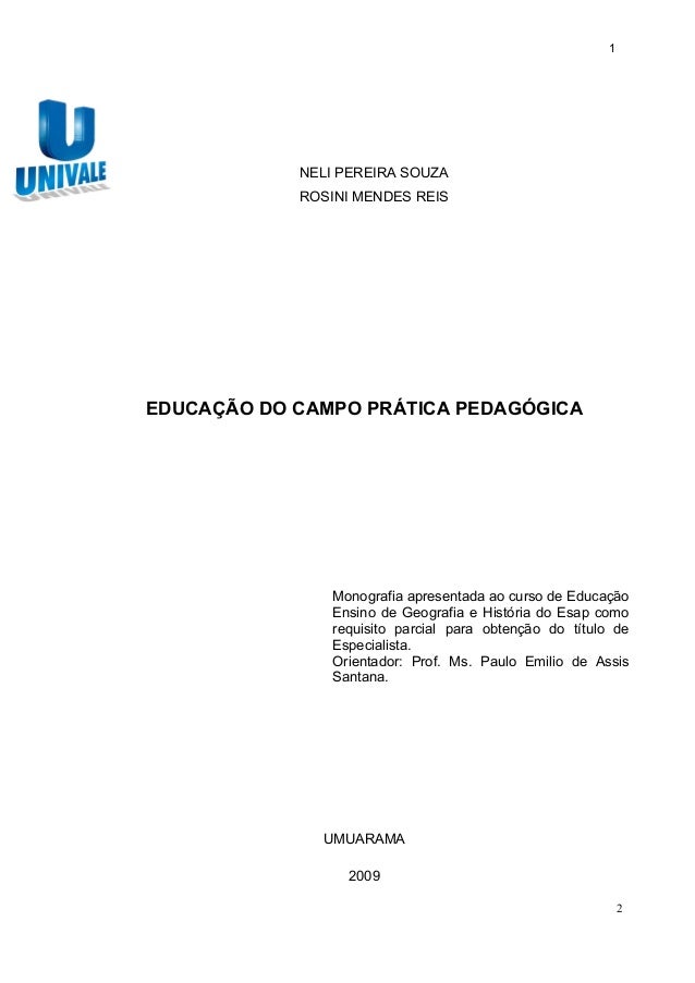 Monografia sobre educacao infantil