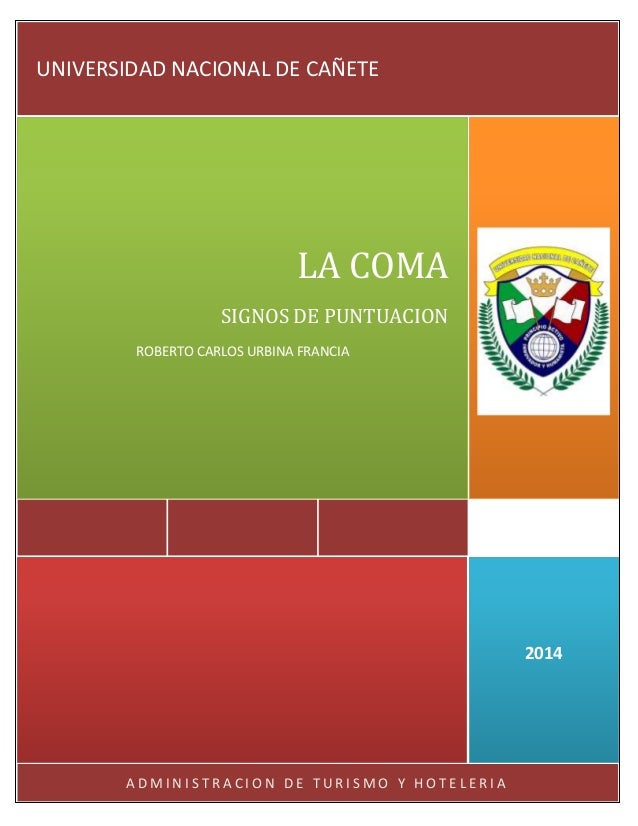 Monografia sobre la coma, USOS Y EJEMPLOS Monografia sobre la coma, USOS Y EJEMPLOS
