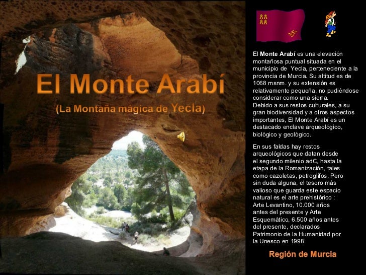YECLA MONTE ARABI ARTE RUPESTRE yecla monte arabi arte rupestre: