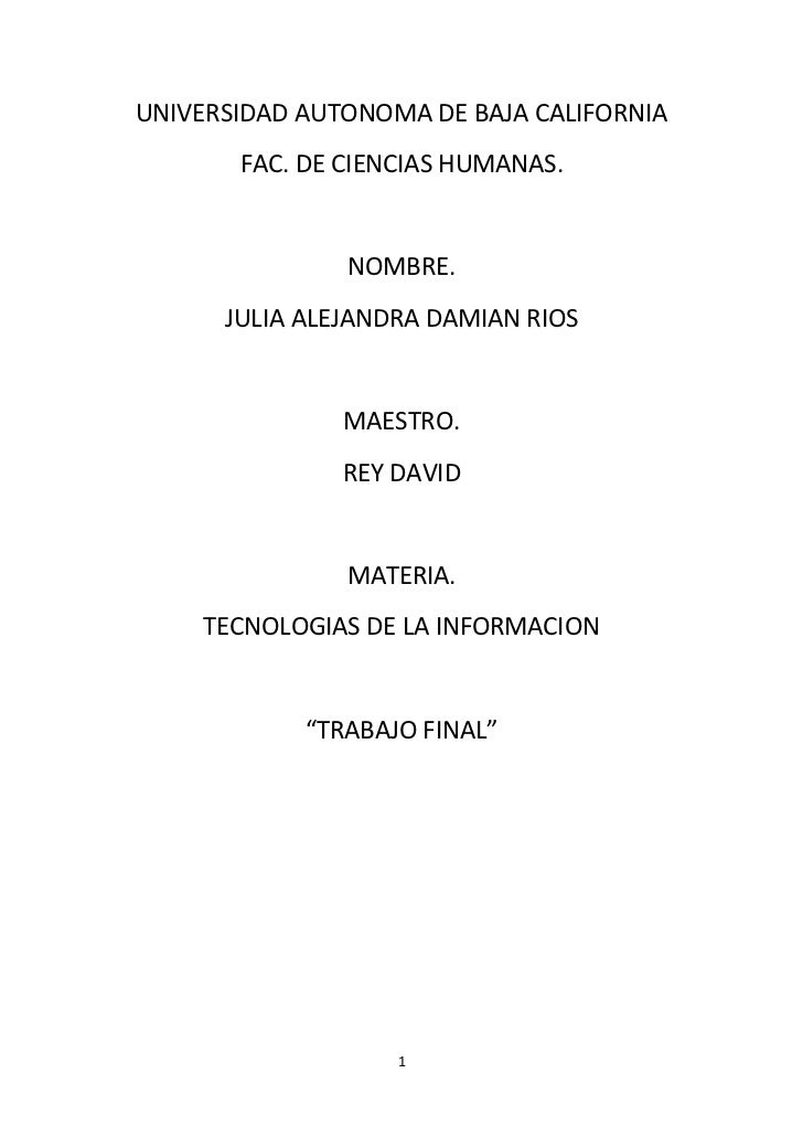 Que Llevan Las Portadas Para Trabajos En Word Imagui