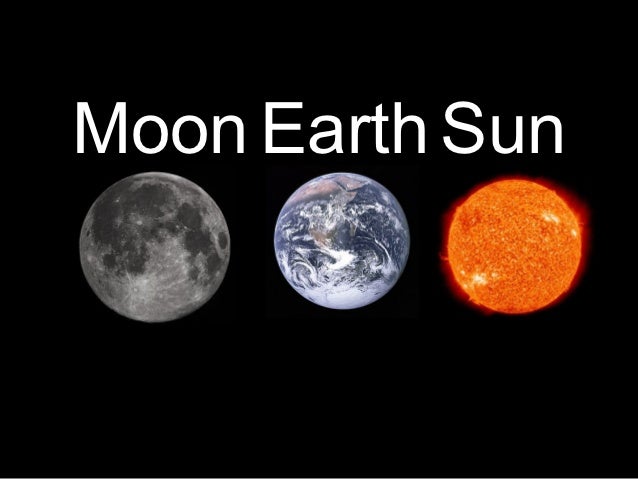 Earth, Sun And Moon - Lessons - Tes Teach