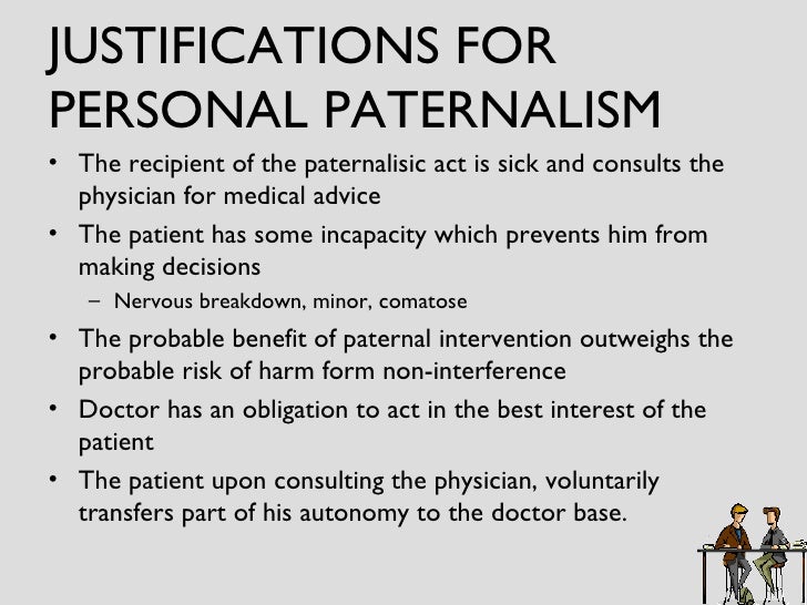 Moral issue of paternalism and truth telling