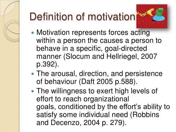 define motivate