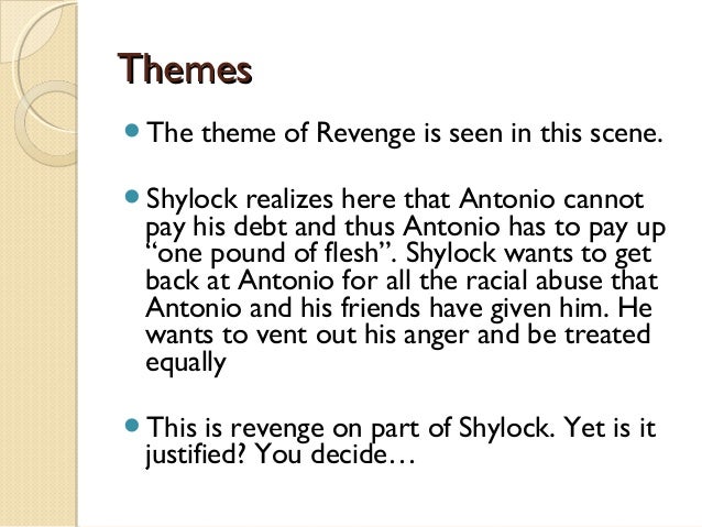 Shylock treated fairly
