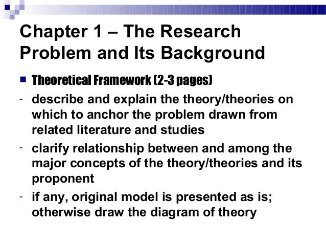 Chapter 2 literature review and theoretical framework