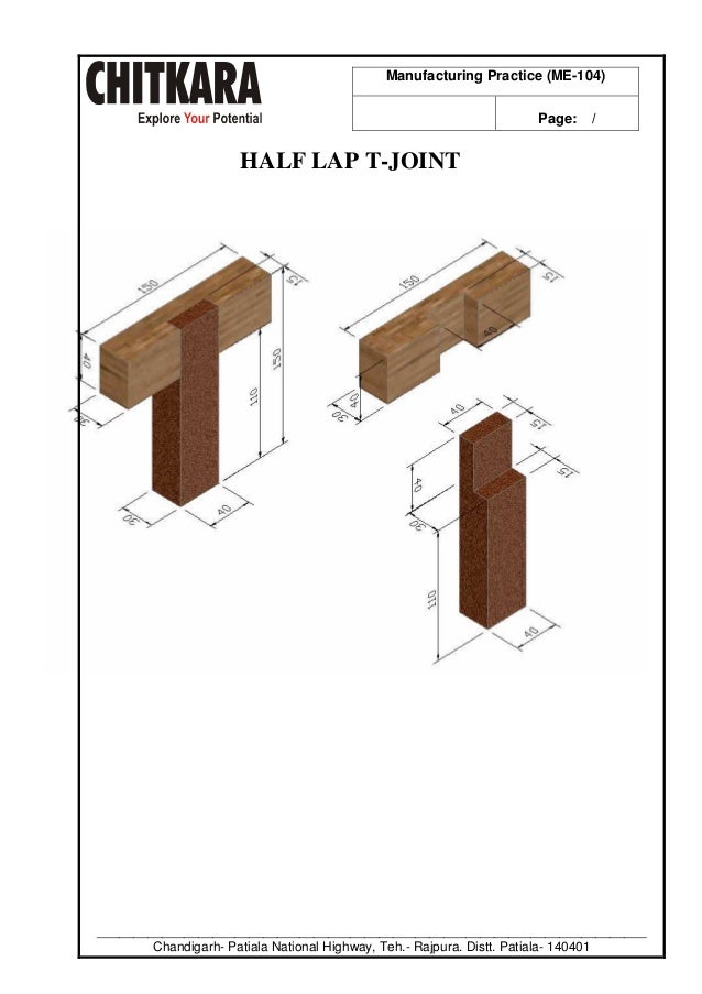 wood joints lap joint