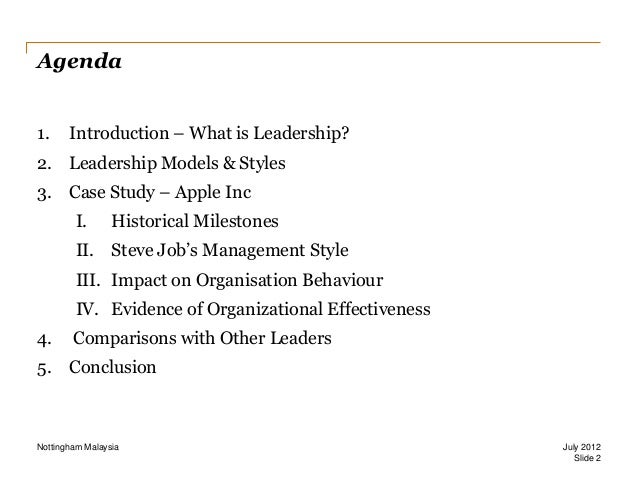 Introduction To Leadership Essay