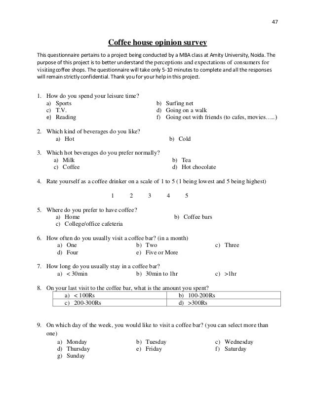 Coffee Survey Template Consumer Behavior Paper And Questionnaire Questionnaire Consumer Behavior Documents Coffee Survey Template Consumer Behavior Paper And Questionnaire Questionnaire Consumer Behavior Documents
