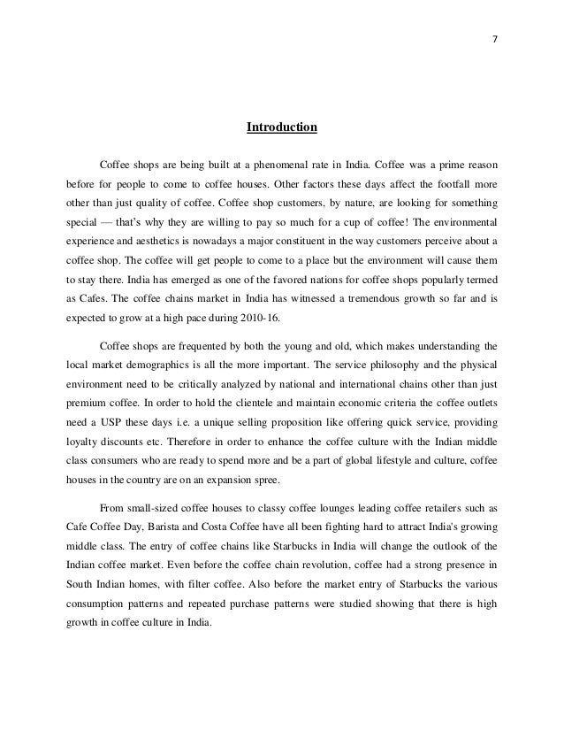 example of marketing research paper