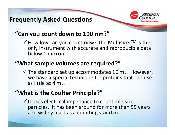 The Coulter Principle for Cellular & Biological Applications