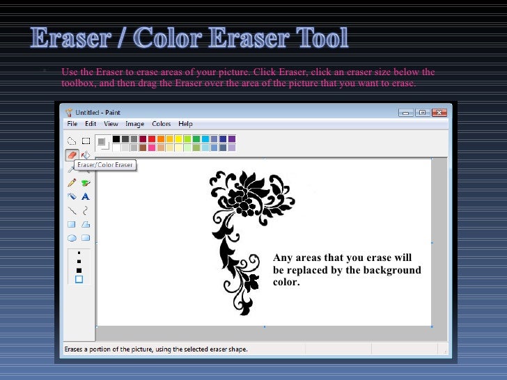 How To Make The Eraser Bigger In Paint How To Make The Eraser Bigger In Paint