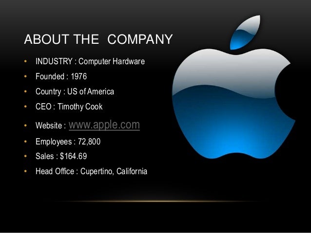 apple inc history and industry apple inc history and industry