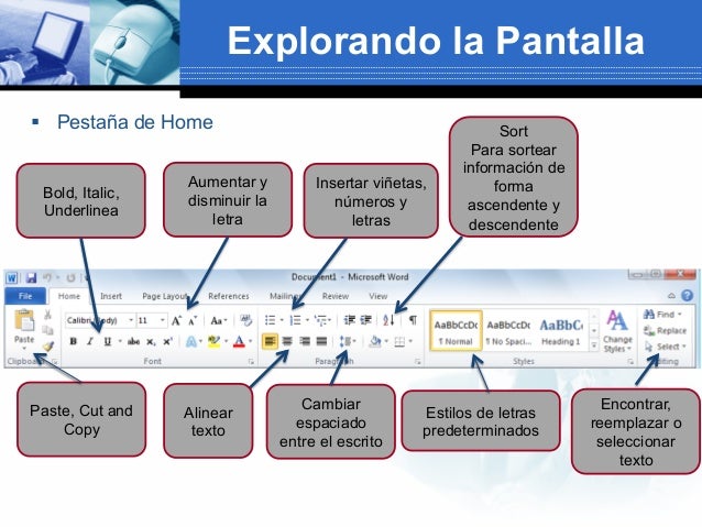 Conceptos Básicos de Microsoft Office Word 2010