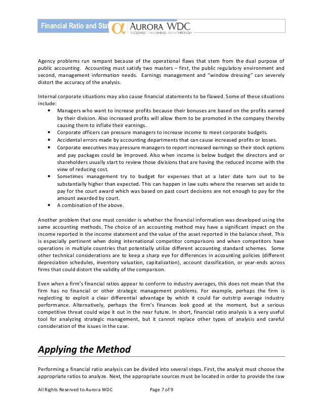 Financial problem essay