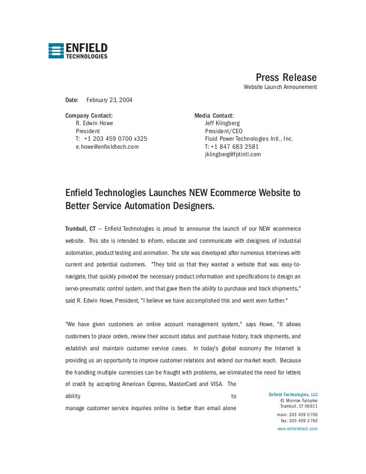 writing a press release for a product launch formula product announcement press release