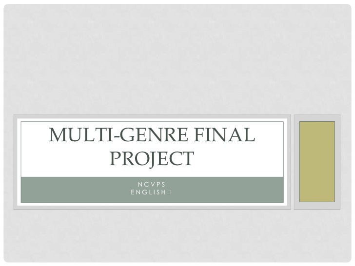 Multi Genre Research Paper