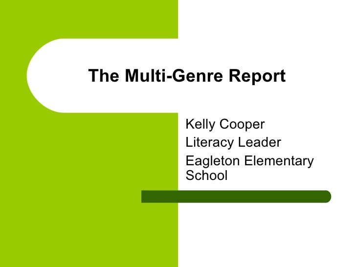 Multi Genre Research Paper