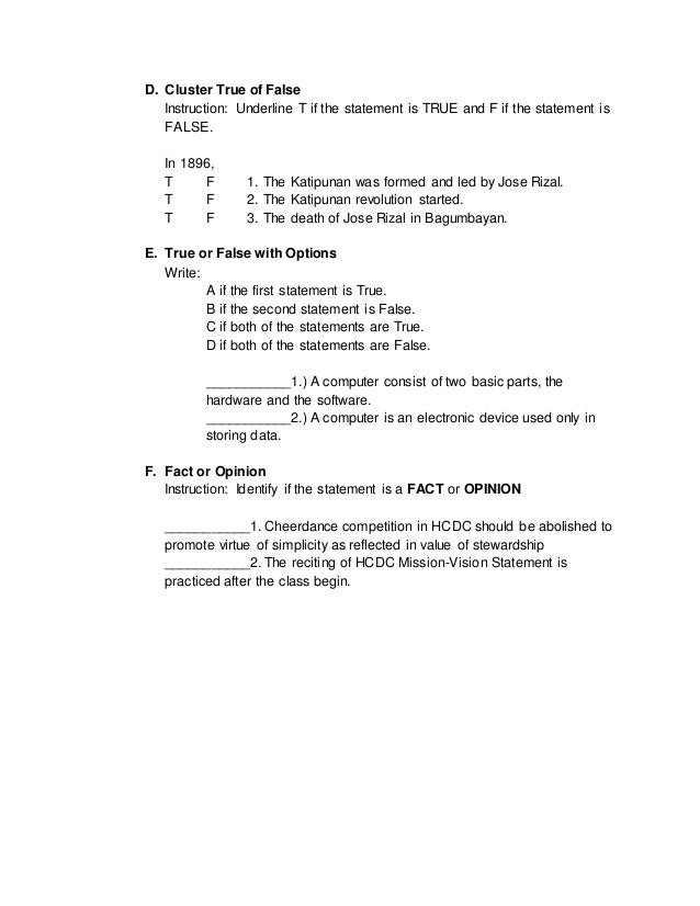 if f statement