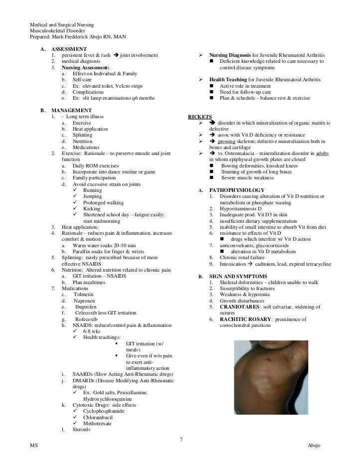 Musculoskeletal Nursing