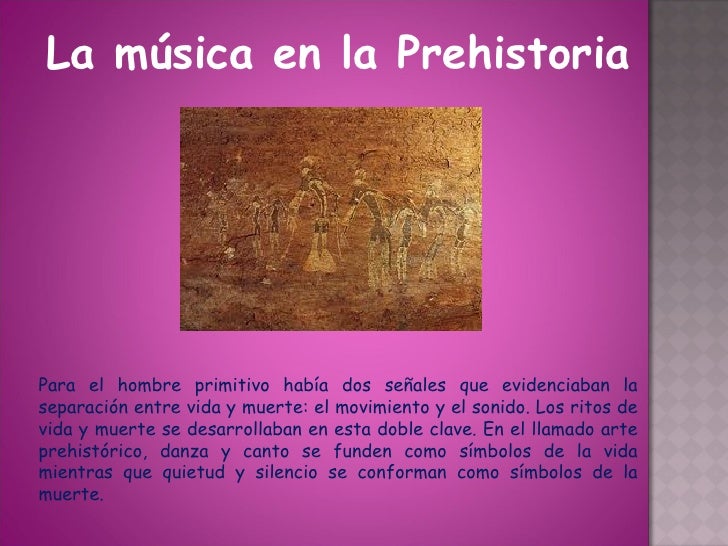 Música en la prehistoria