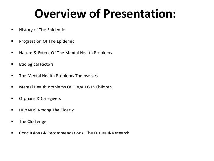 Term paper disease outline