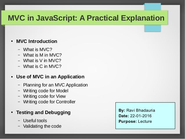 Mvc Layout Javascript | mvc design pattern in javascript by admec multimedia institute Mvc Layout Javascript | mvc design pattern in javascript by admec multimedia institute