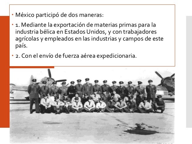 México en el contexto de la segunda guerra