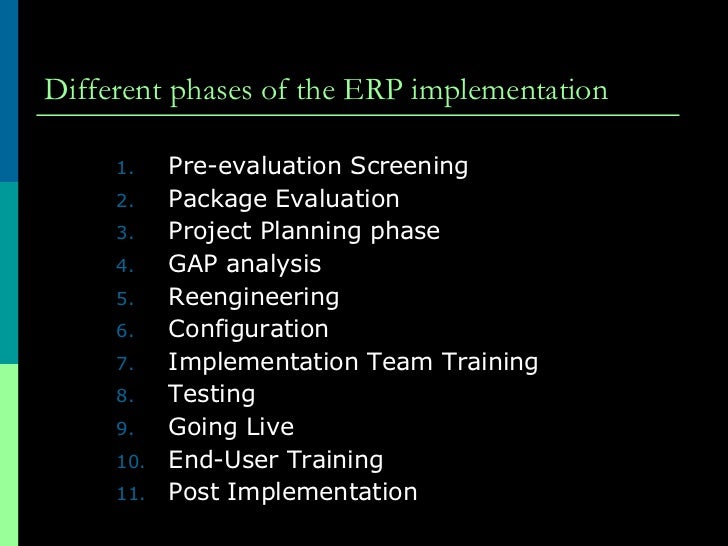 erp implementation phase thesis erp implementation phase thesis